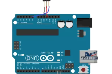 GIAO TIẾP GIỮA CẢM BIẾN XUNG VÀ ARDUINO